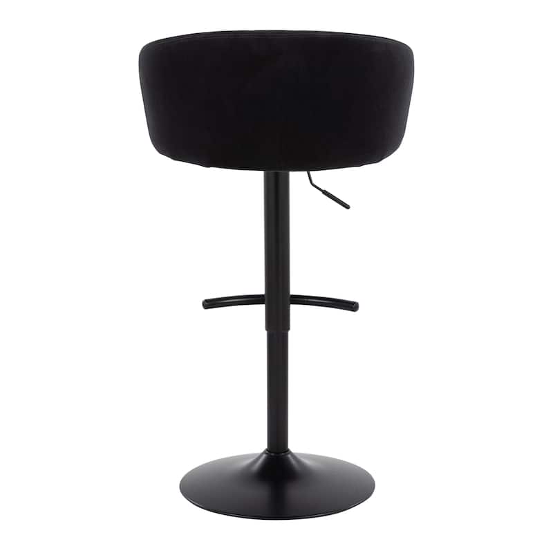 Silver Orchid Battista Adjustable Bar Stool (Set of 2)