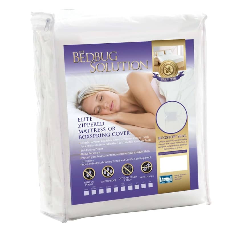 Bargoose Elite Waterproof Mattress Encasement – Bed Bug Proof, Dust Mite Proof, Breathable Protector Cover
