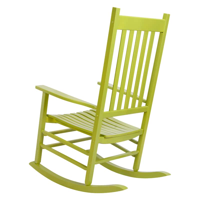Heritage Solid Wood Outdoor Patio Rocking Chair Rocker (Set of 2)