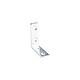 preview thumbnail 2 of 0, Hardware Resources 1-1/2 Inch Angled Corner Bracket - Single Zinc