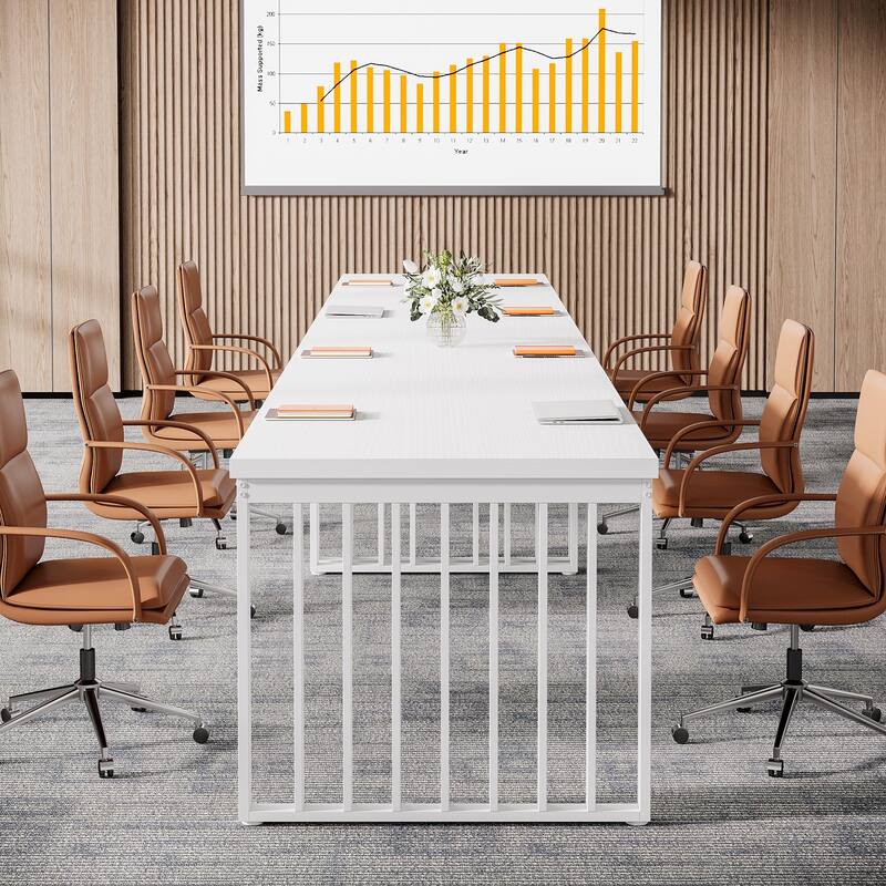 6.5 ft Conference Table, Small Conference Room Table - 2-pieces
