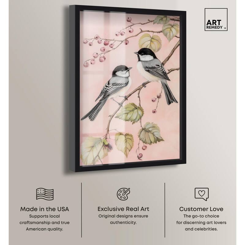 Winter's Tiny Guests Shadowbox by Art Remedy
