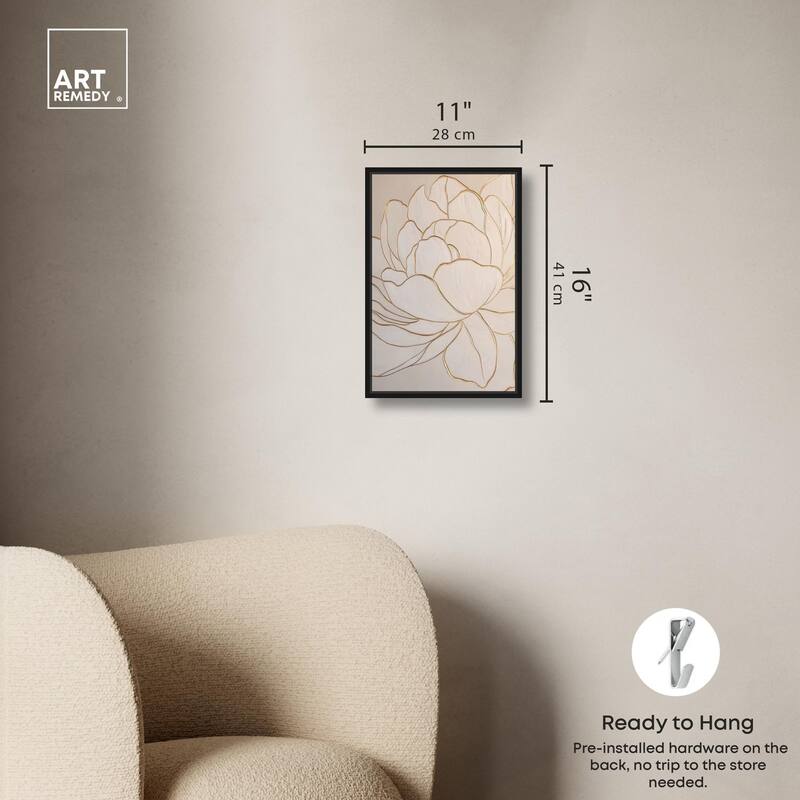 Sculpted Shards II Canvas by Art Remedy