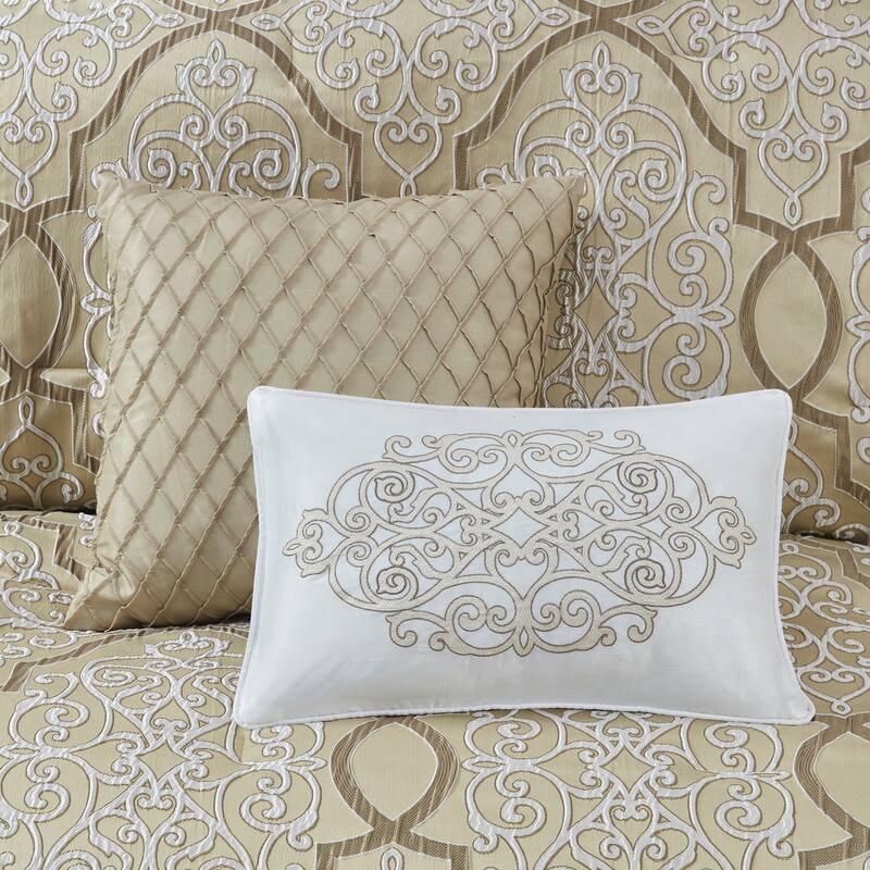 Madison Park Anouk 12 Piece Comforter Set with Cotton Bed Sheets