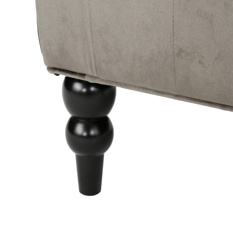 High Back Accent Chair, Upholstered Armchair for Living Room, Velvet Wingback Arm Chair Nailhead Trim Single Sofa with Wood Legs