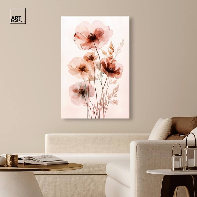 Petal Dye III Canvas by Art Remedy, Gallery Wrapped
