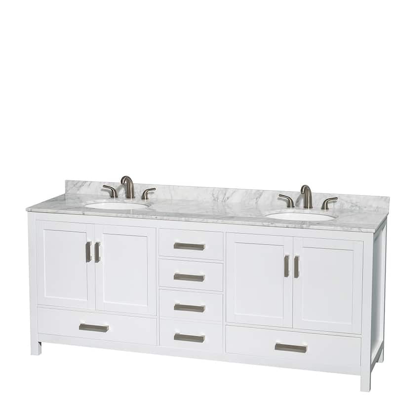 Wyndham Collection WCS141480DUNOMED Sheffield 80" Free Standing Double