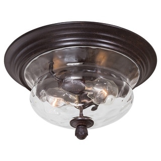 The Great Outdoors 2 Light Flush Mount Ceiling Fixture from the