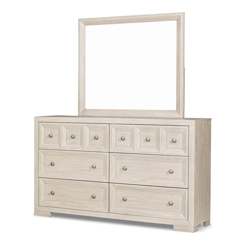 Furniture of America Durem Modern Classic 5-Piece Solid Wood Panel Bedroom Set with 3-Drawer Nightstand