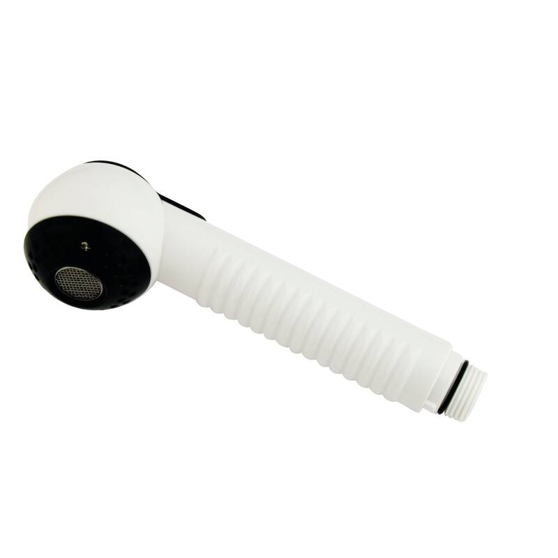 Kingston Brass Replacement Pull-Out Sprayer with Soft Button, Stream - White