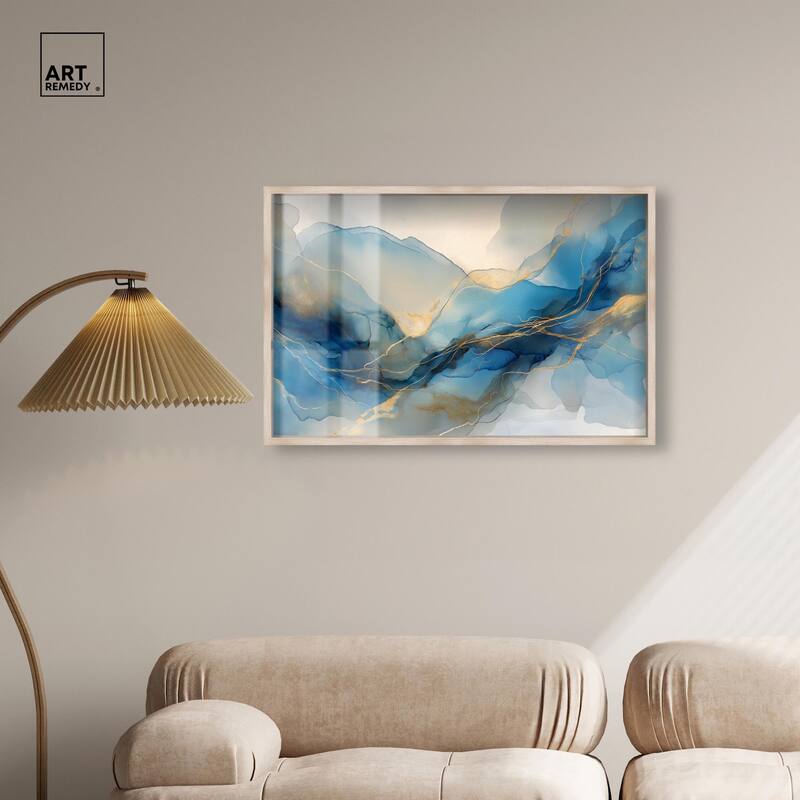 Postmodern Flow II Shadowbox by Art Remedy