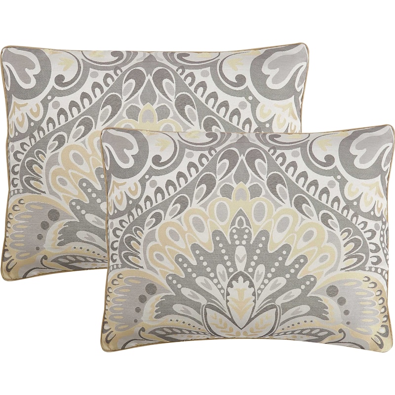Porch & Den Summerfield Jacquard Medallion 6-piece Comforter Set