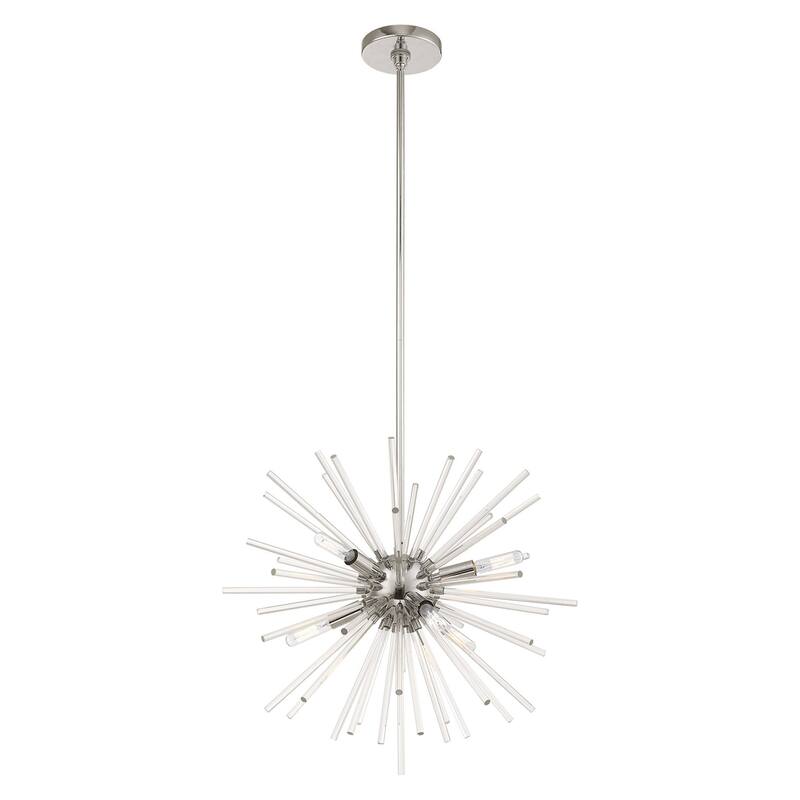 Livex Lighting 6-Light Pendant Chandelier, 41254-12, 41254-05