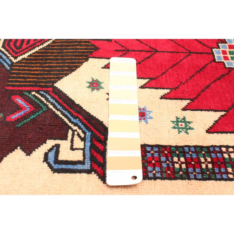 ECARPETGALLERY Hand-knotted Teimani Beige Wool Rug - 2'11 x 4'6