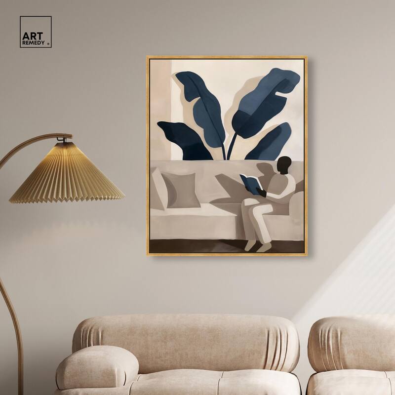 Void Reader II Canvas by Art Remedy