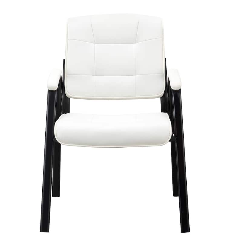 Premium Leather Executive Office Chairs with Padded Armrest