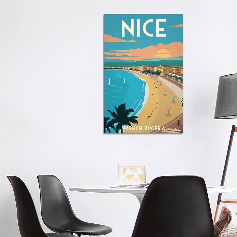 iCanvas "Nice" by IdeaStorm Studios Canvas Print - 40x26x1.5