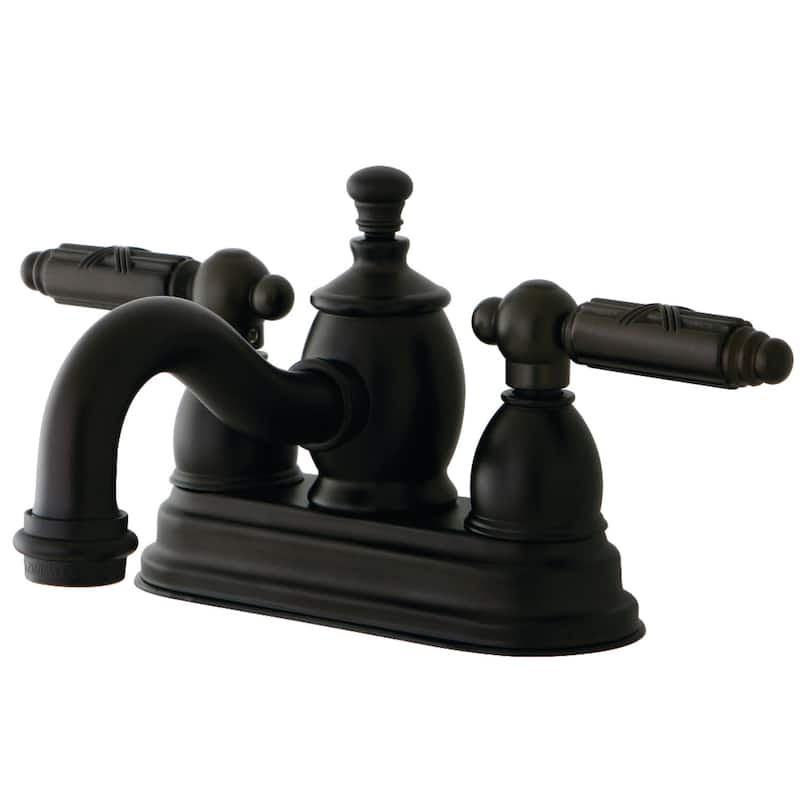 Kingston Brass Georgian 1.2 GPM Centerset Bathroom Faucet with Pop-Up - Oil Rubbed Bronze