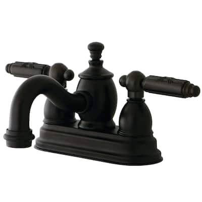 Kingston Brass Georgian 1.2 GPM Centerset Bathroom Faucet with Pop-Up