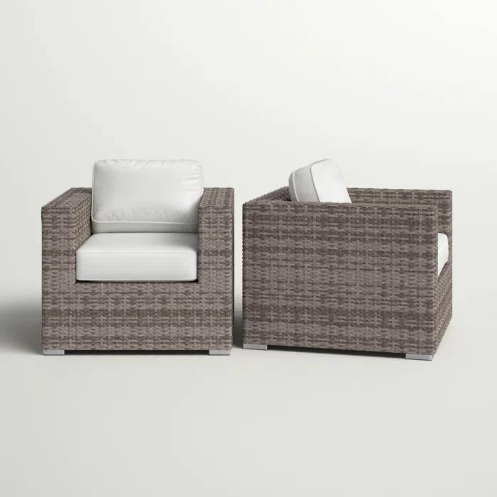 Patio Chair With Sunbrella Cushions - Stylish And Durable Outdoor Seating(Excluding the table)