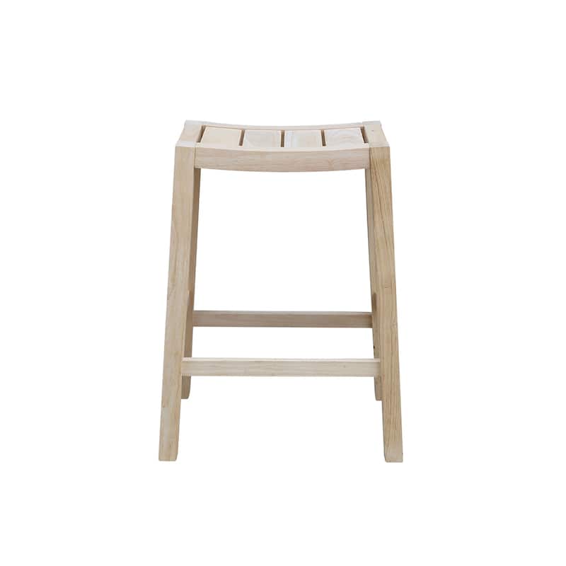 Solid Wood Ranch Stool