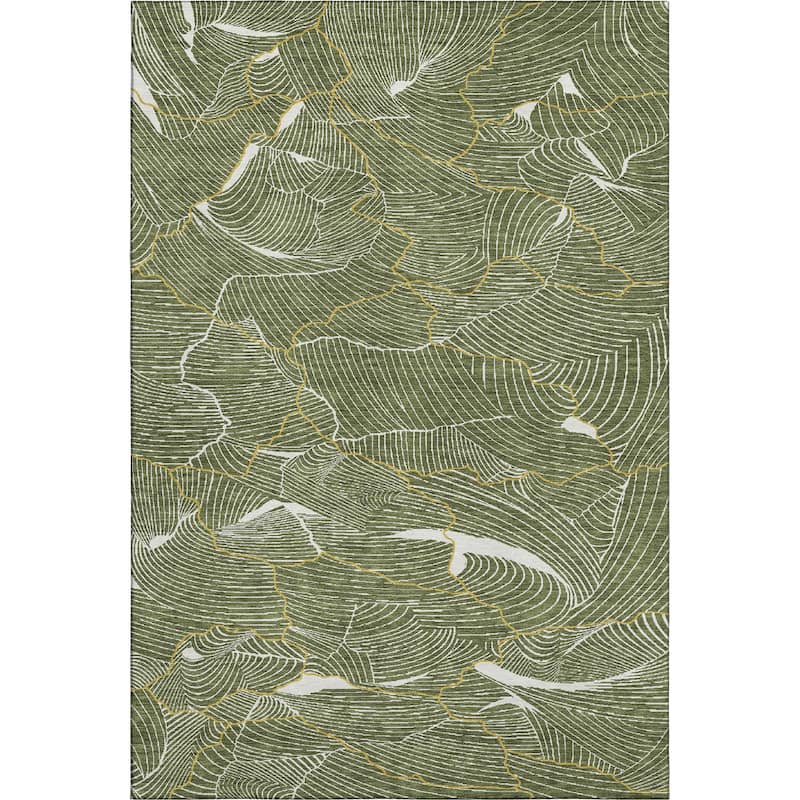 Premium Washable Super Soft Contemporary Puzzle Mayfield Rug