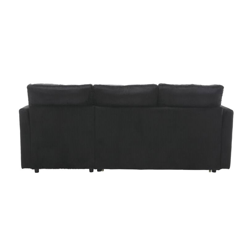 L Shaped Modular Sectional Sofa w/ Reversible Chaise and Storage Seat