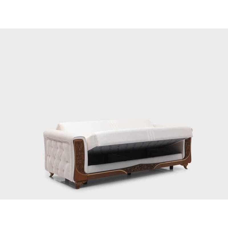Carmen Modern One Sofa One Love Seat One Chair Living Room Set