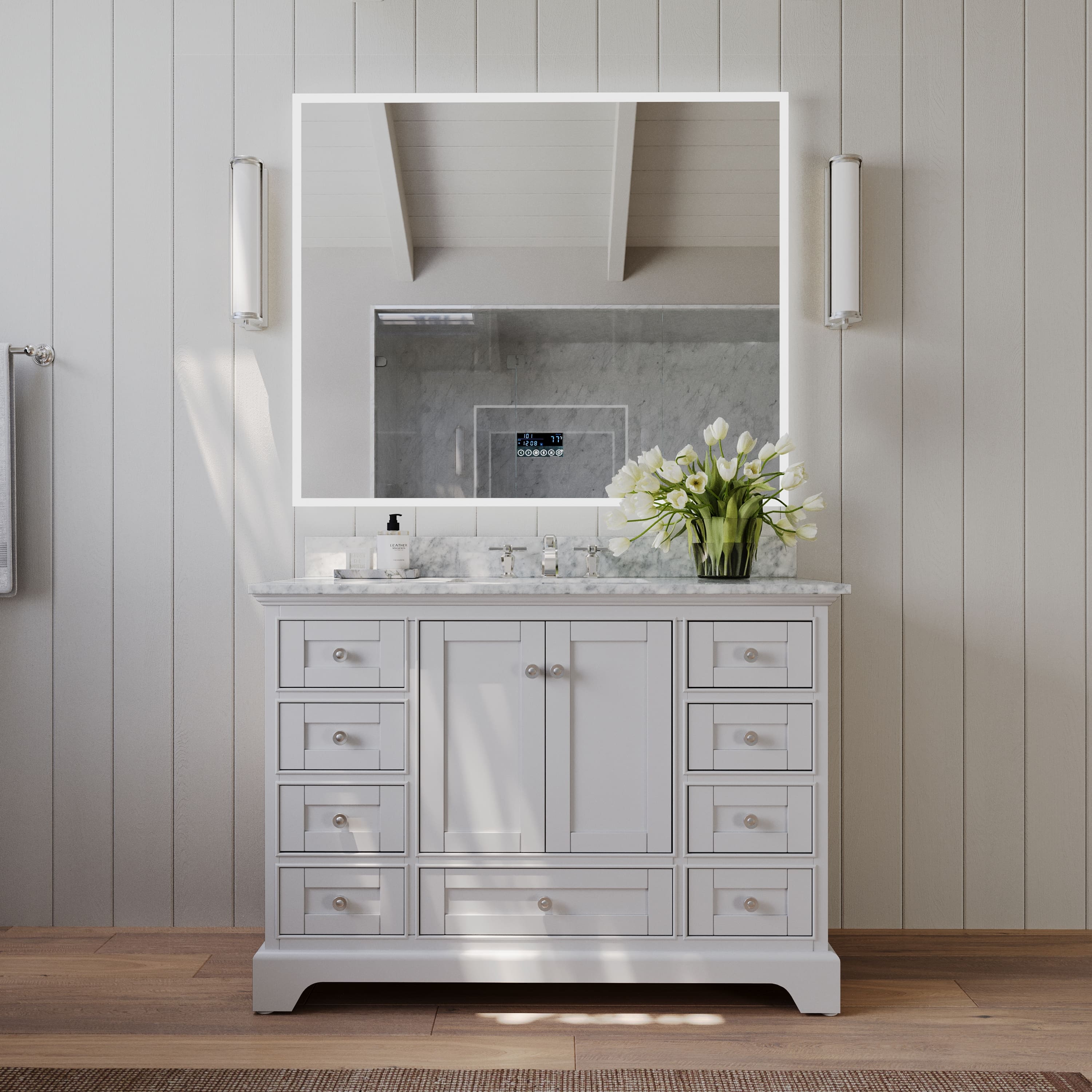 Option White (Brushed Nickel Finish)