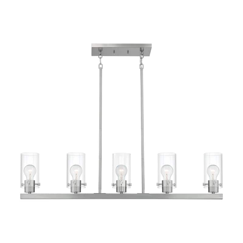 Nuvo Lighting Sommerset 5 Light 39" Wide Linear Chandelier
