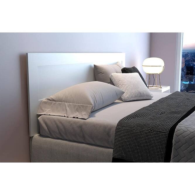 Midtown Concept Headboard Platform Bed Room Furniture MDF Wood Wall Mount Panel Headboard for King and Queen Bed