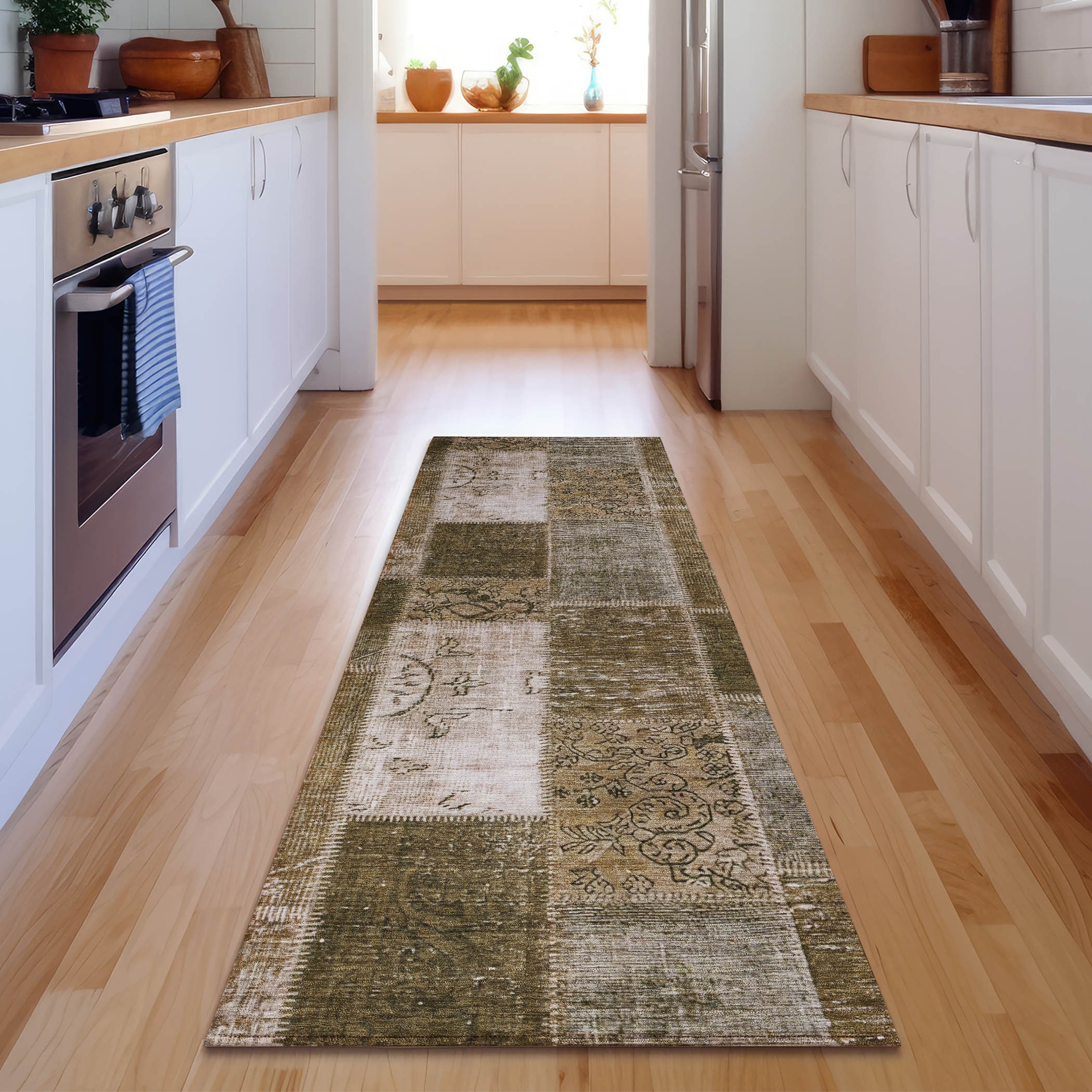 Premium Washable Super Soft Vintage Boho Mayfield Rug