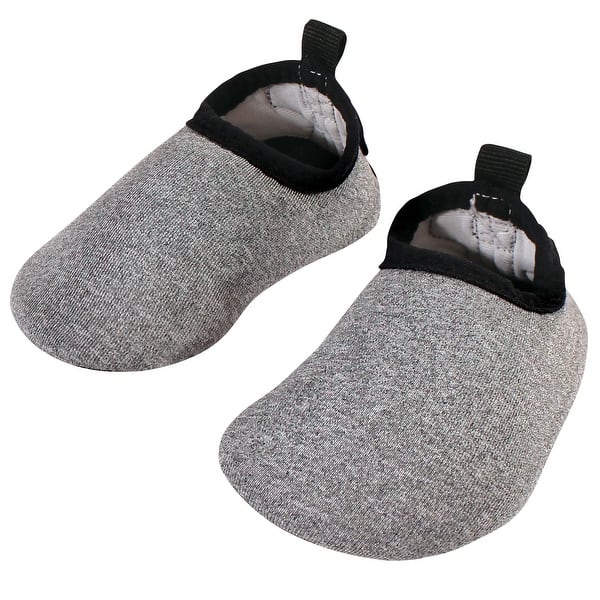 slide 1 of 1, Hudson Baby Infant and Toddler Water Shoes for Sports, Yoga, Beach and Outdoors, Heather Gray 0-6M/1-2 Infant - Baby and Toddler Heather Gray
