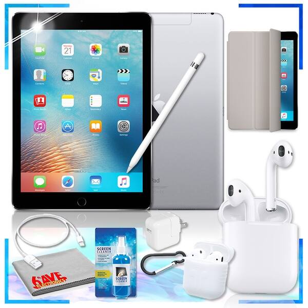 Apple 9 7 Ipad Pro 32gb Wi Fi 4g With Apple Pencil Deluxe Bundle Overstock Apple 9 7 Ipad Pro 32gb Wi Fi 4g With Apple Pencil Deluxe Bundle Overstock