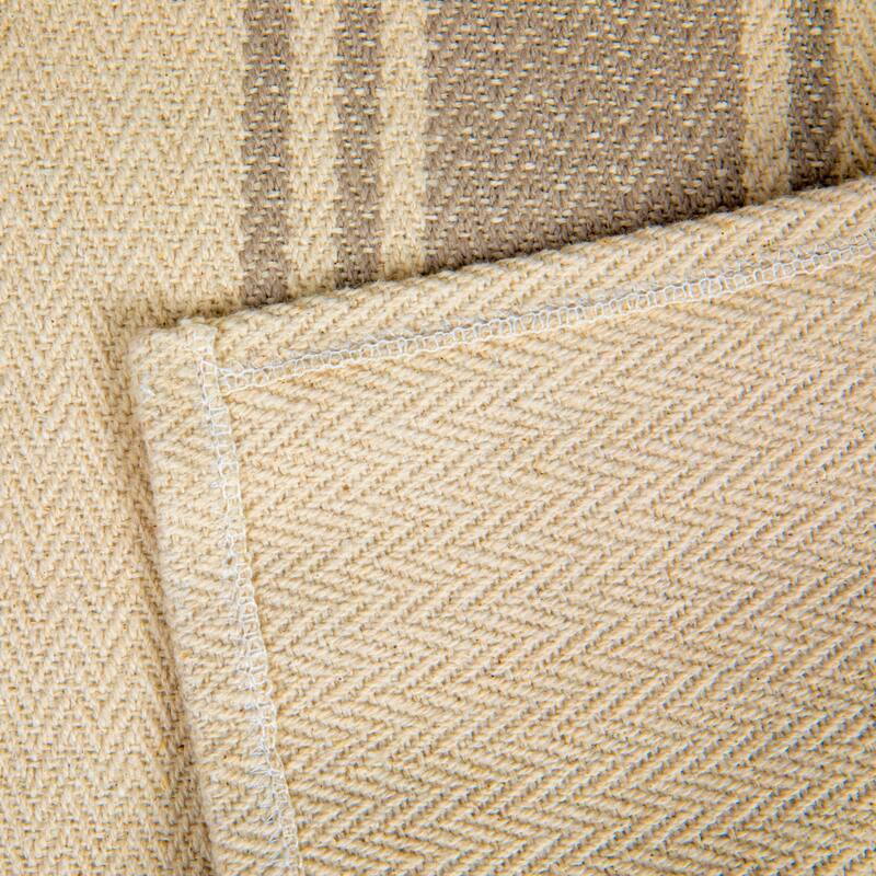 Canvas Table Runner with Stripes