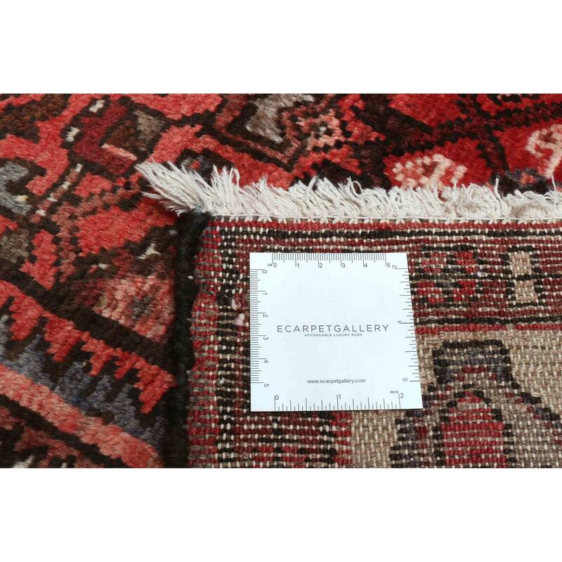 ECARPETGALLERY Hand-knotted Andelz Red Wool Rug - 5'3 x 10'11
