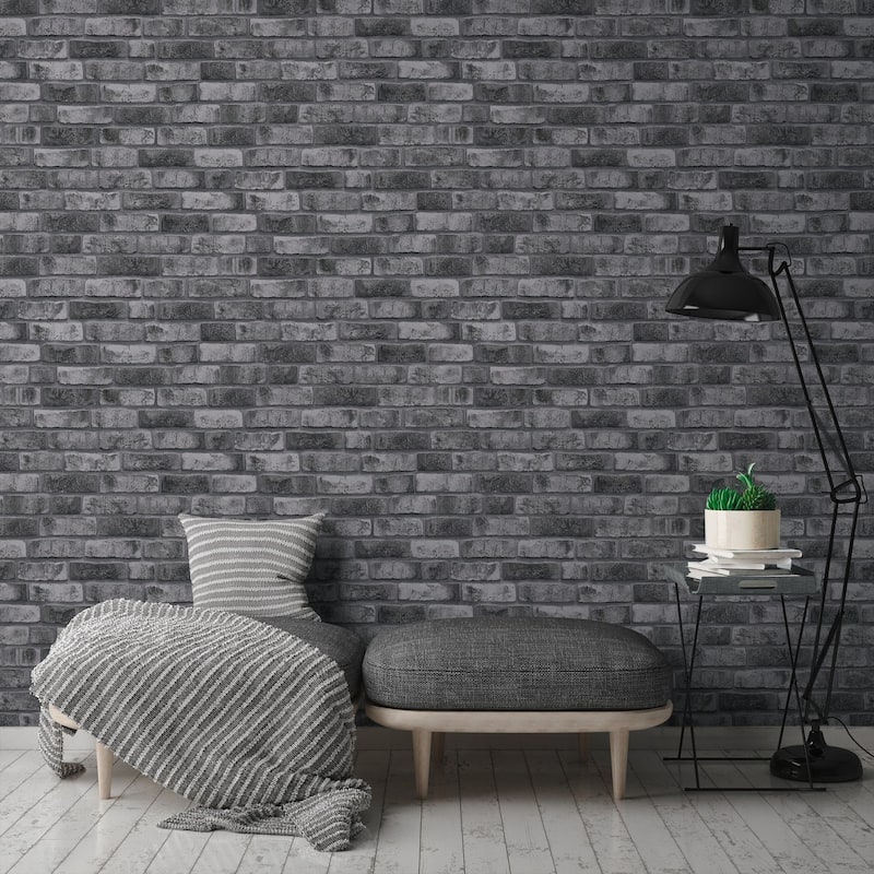 Galerie Wallcoverings Bricks and More Collection Brick Weathered Effect Matte Finish Vinyl on Non-woven Wallpaper Roll