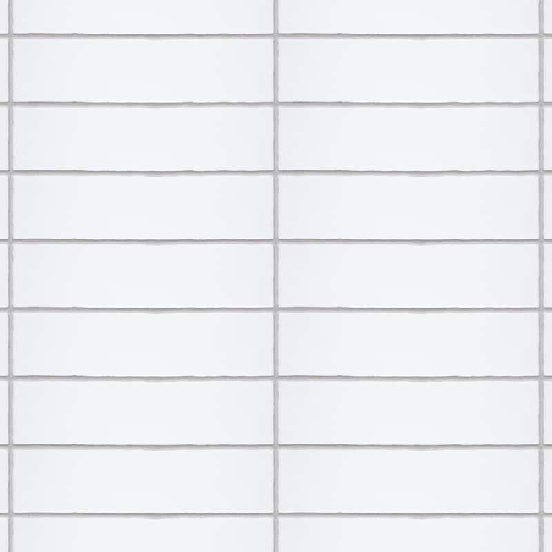 Merola Tile Castillo Matte White 3" x 12" Ceramic Wall Tile