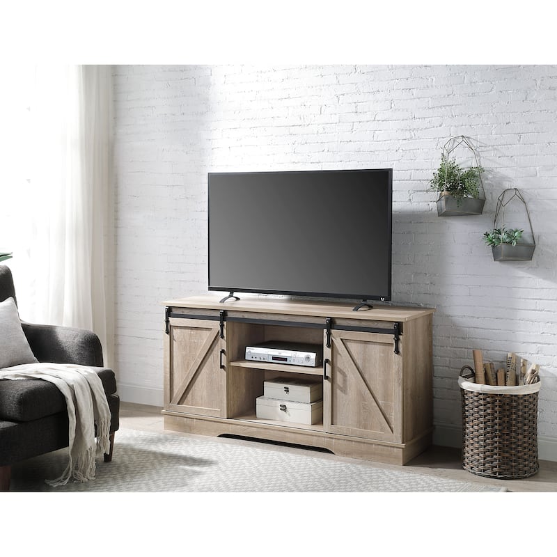 Bellarosa Gray Washed Finish TV Stand