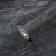 preview thumbnail 3 of 2, Galerie Wallcoverings Bricks and More Collection Black Sandstone Splendour Motif Matte Finish Vinyl on Non-woven Wallpaper Roll