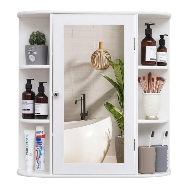Bathroom Storage Cabinet Organizer, Mirrored Vanity Medicine Chest - On  Sale - Bed Bath & Beyond - 32007970