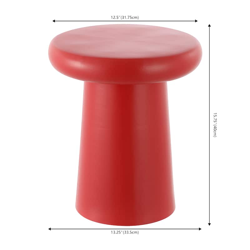 SAFAVIEH Sybille Ceramic Decorative Garden Stool (Fully Assembled) - Bright Red