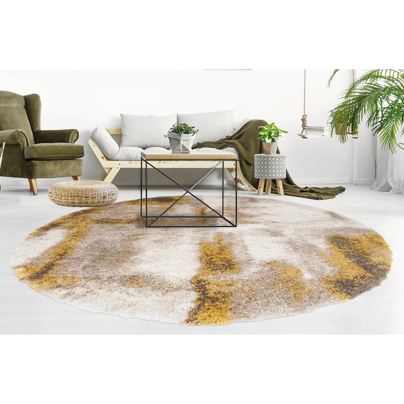 Noori Rug Lux Walsh Abstract Modern 2-inch Thick Shag Rug