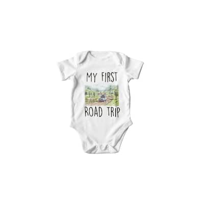 Road Trip Car - Baby Boy Girl Clothes Infant Bodysuit Funny Cute Newborn