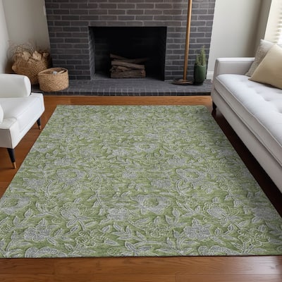 Premium Washable Super Soft Floral Mayfield Rug