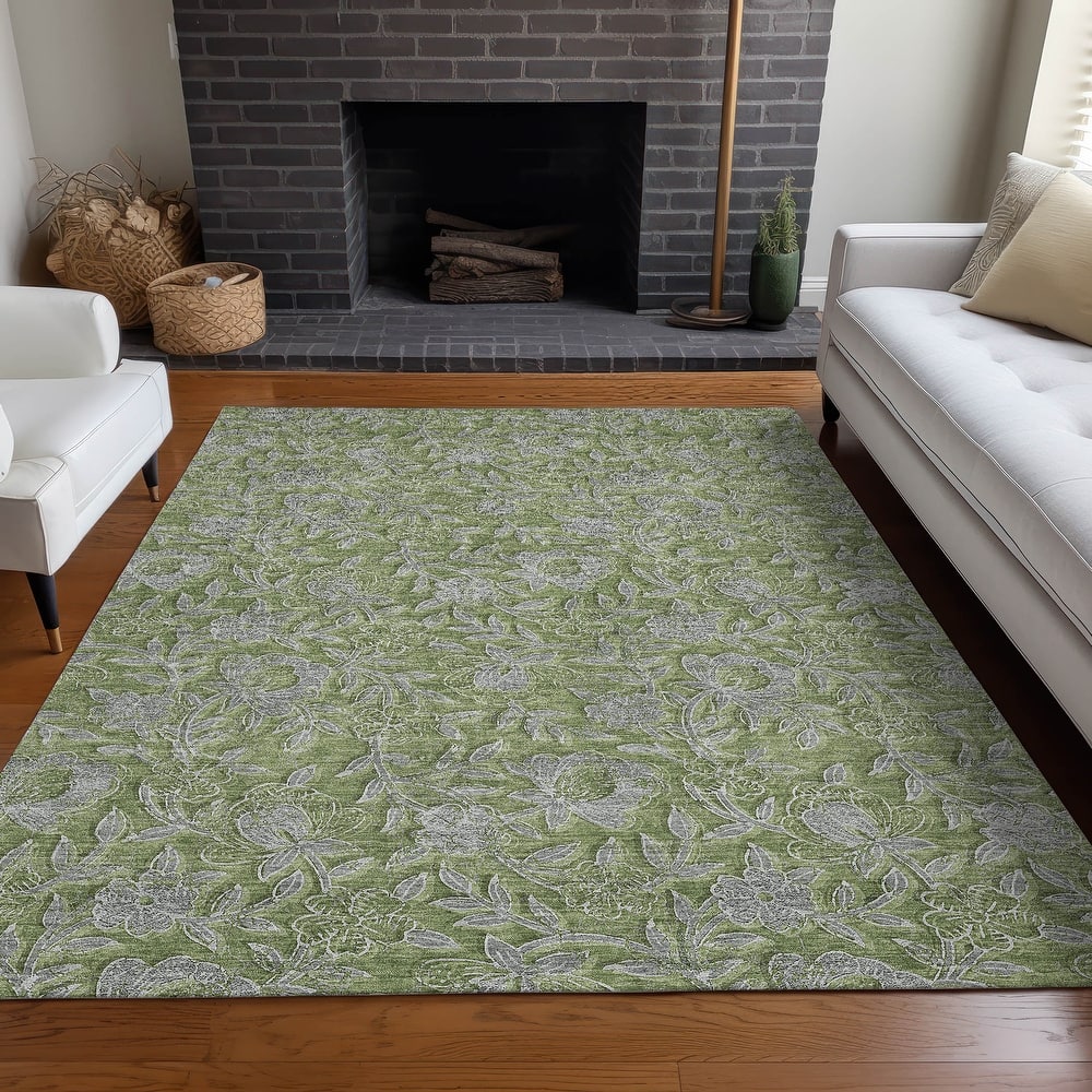 Premium Washable Super Soft Floral Mayfield Rug