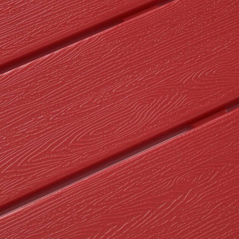 Coastline Outdoor Poly Adirondack Chair with Side Table