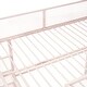 preview thumbnail 19 of 47, Full Size Metal Loft Bed with 4-Tier Storage Shelves and Ladder