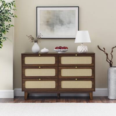 Wood Antique Dresser with Drawers