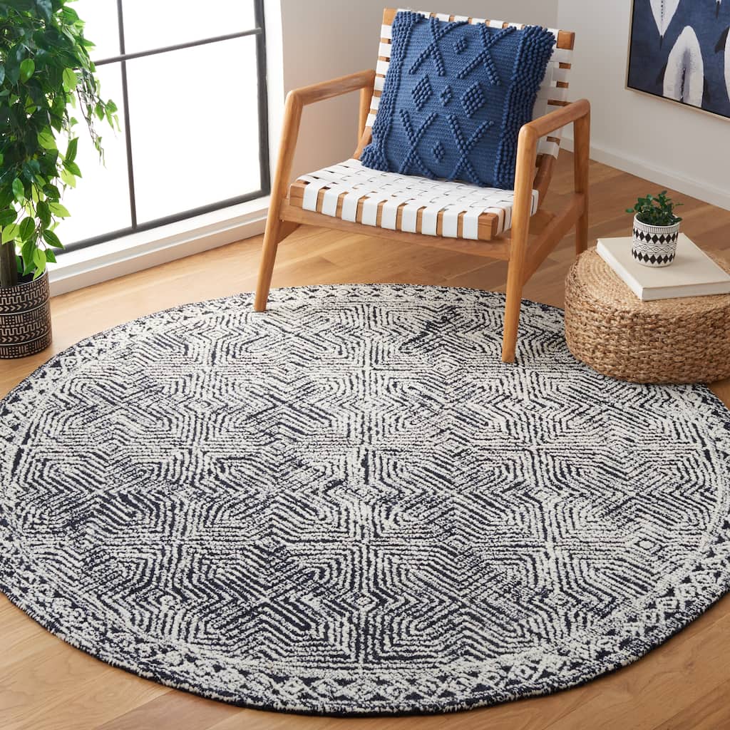 SAFAVIEH Handmade Metro Sawsan Modern Wool Rug